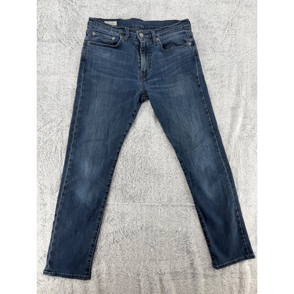 Levis Premium 502 Regular Taper Mens Jeans 29x30 Dark Wash